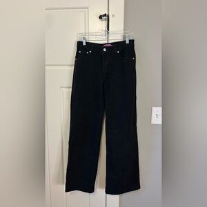 Edikted Black Straight-Leg Jeans